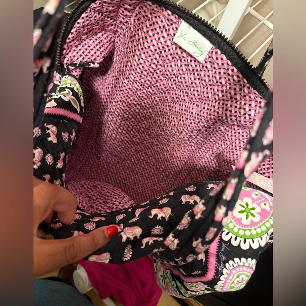 Vera Bradley Pink Elephant Duffle - Picture 2 of 2